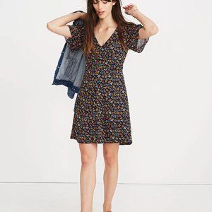 Madewell Flutter Sleeve Mini Dress